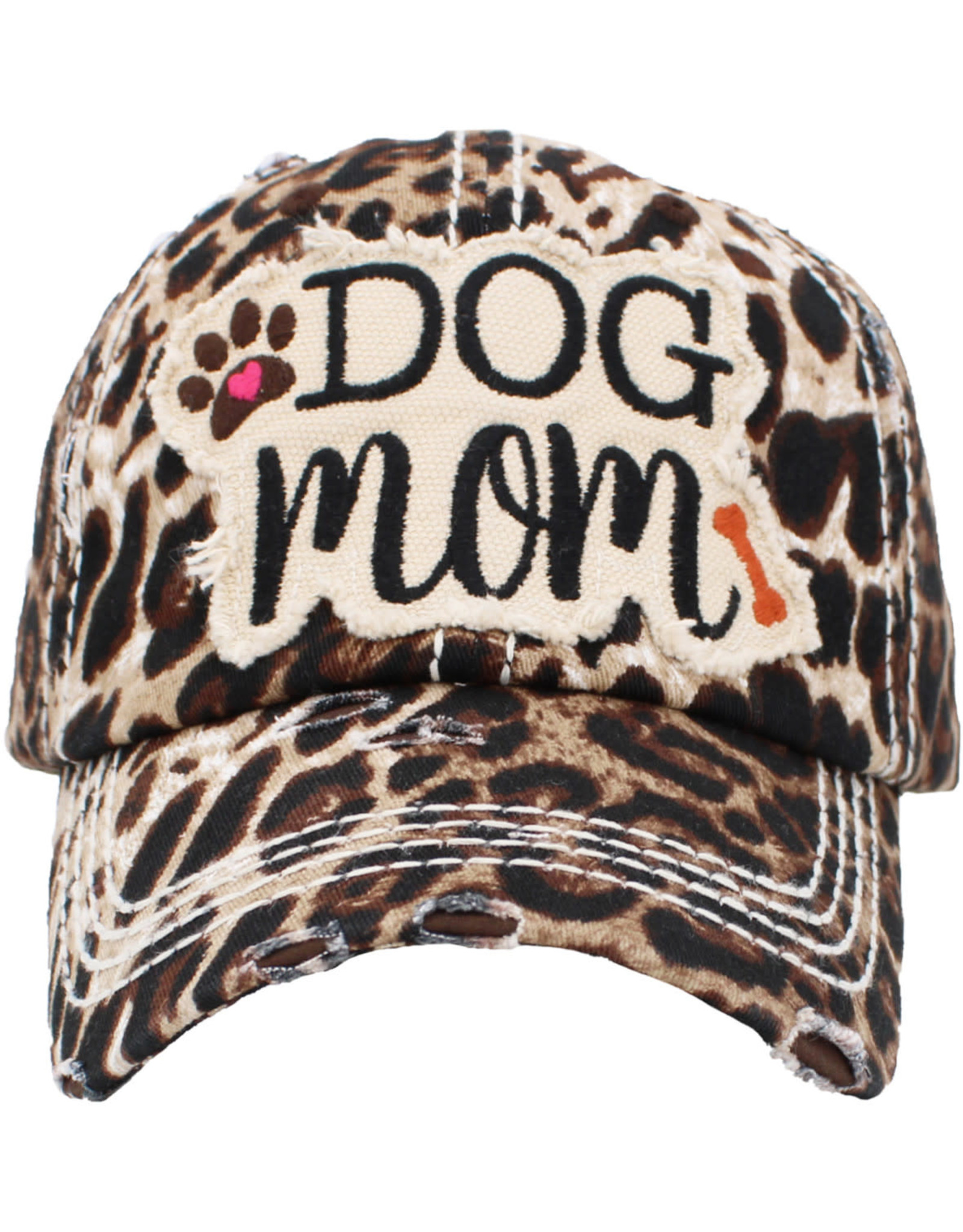 KB Ethos Leopard Dog Mom Cap - Oceans 