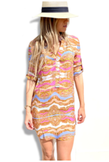 Sophia Alexia Moroccan Sand Shirt Dress