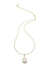 GFB Chain & Baroque Pearl Necklace