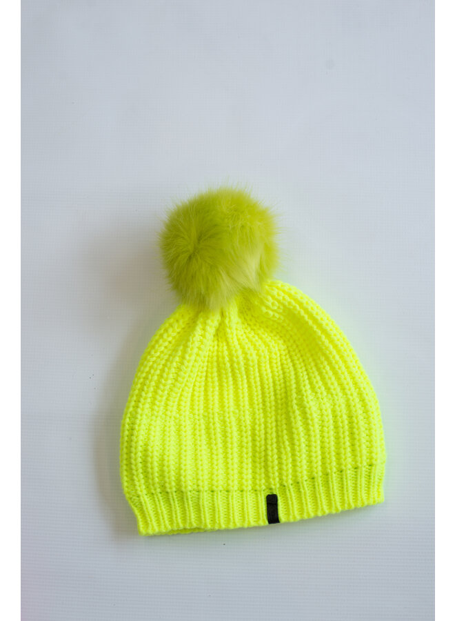 FLUO POMPOM TOQUE