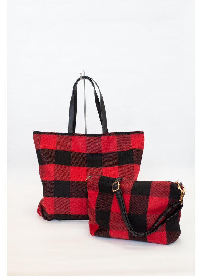 TARTAN HANDBAG