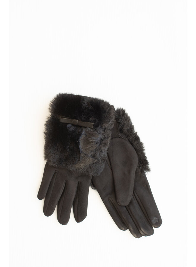 GANTS BOUCLE/FOURRURE