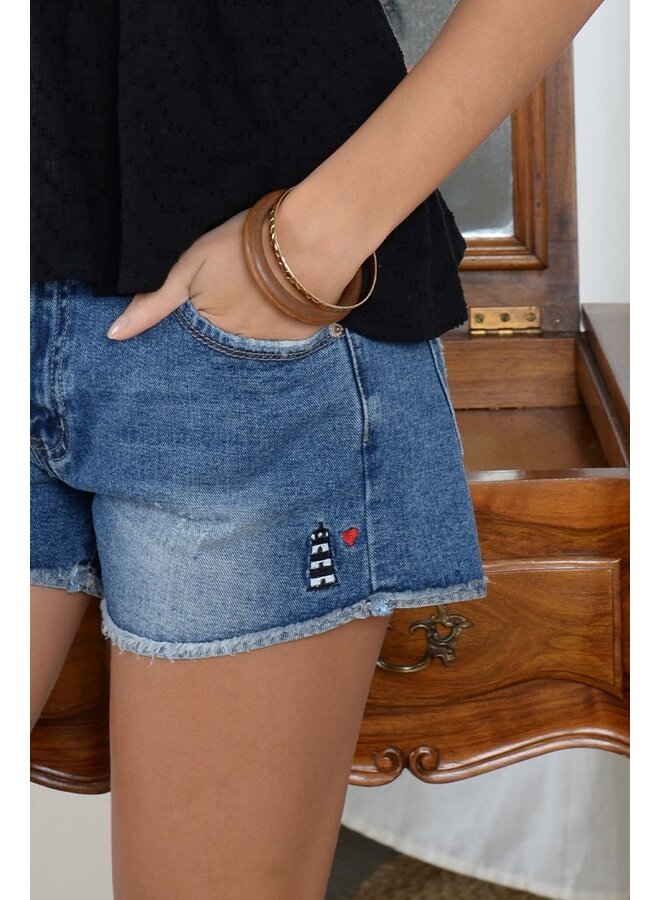 LIGHTHOUSE DENIM SHORTS