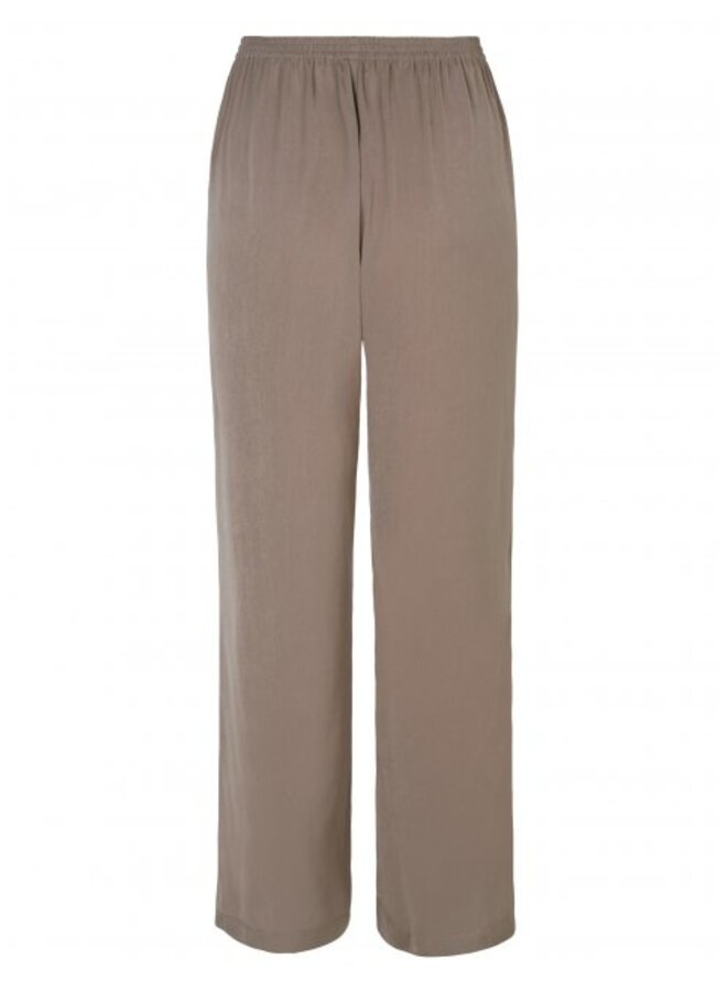 SILKY TAUPE PANTS