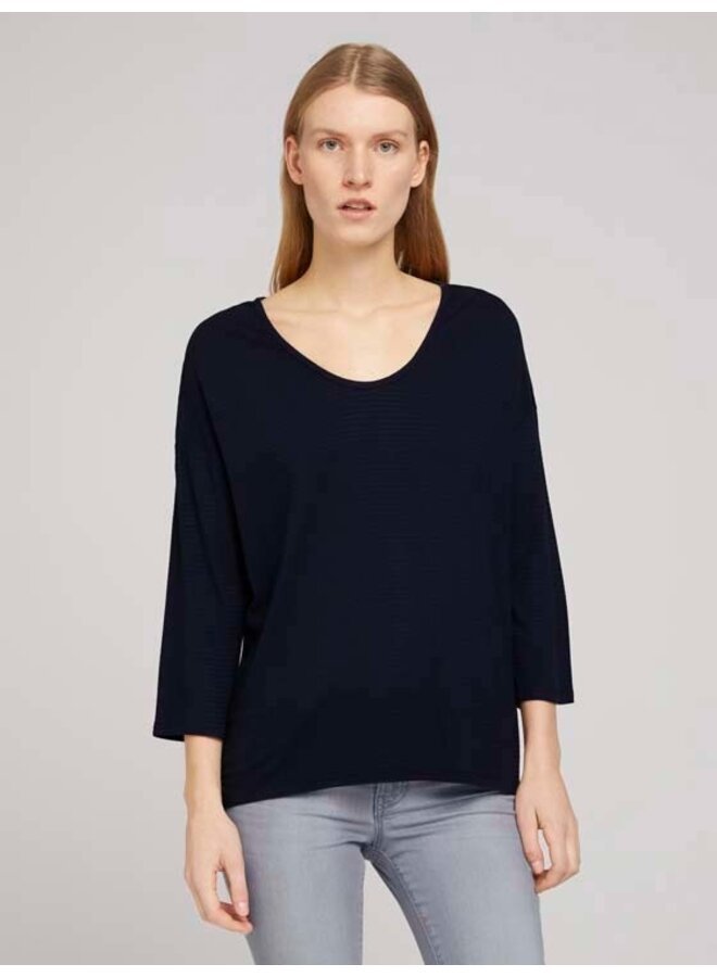 LOOSE FIT SHIRT WITH TEXTURE