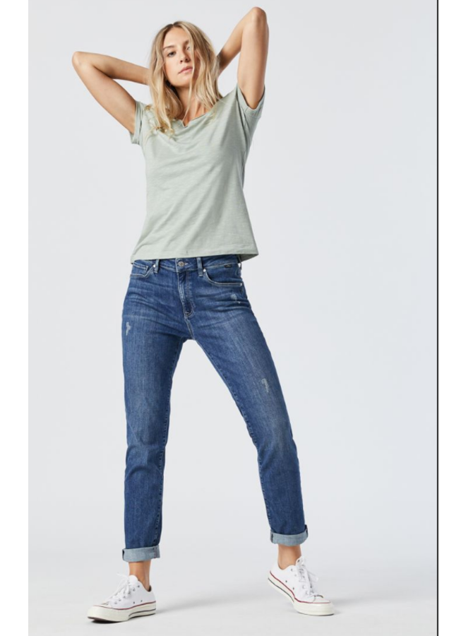 JEANS KATHLEEN BOYFRIEND BLEU