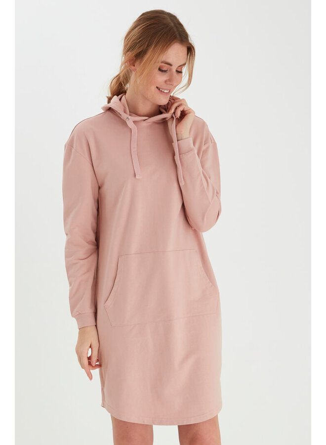 PINK KANGAROO SWEATER DRESS