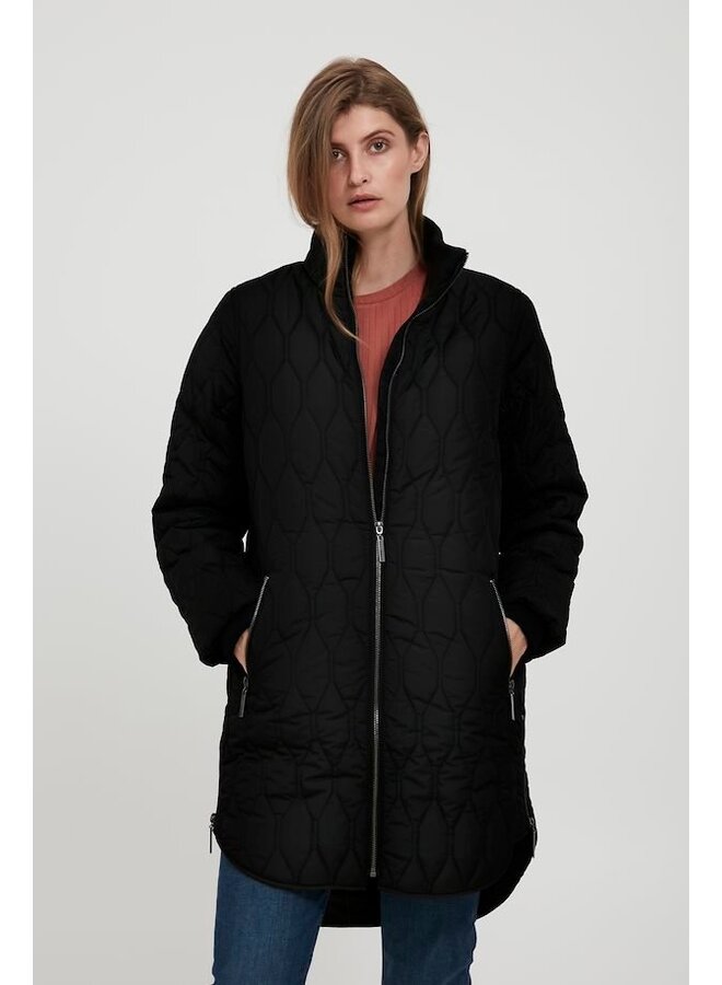 BAQUILT BLACK COAT