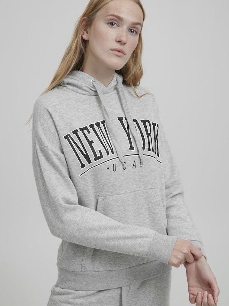 BYOUNG "NEW YORK" GREY QUILTED SET