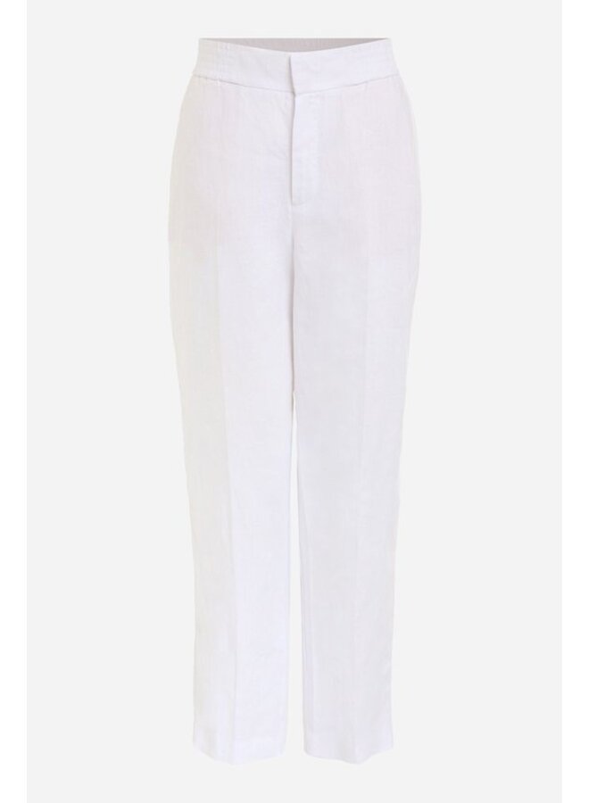 PANTALON LIN BLANC