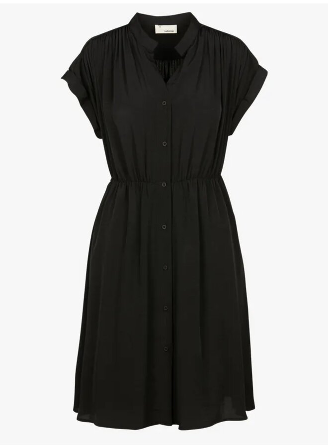 ROBE COL MAO NOIRE