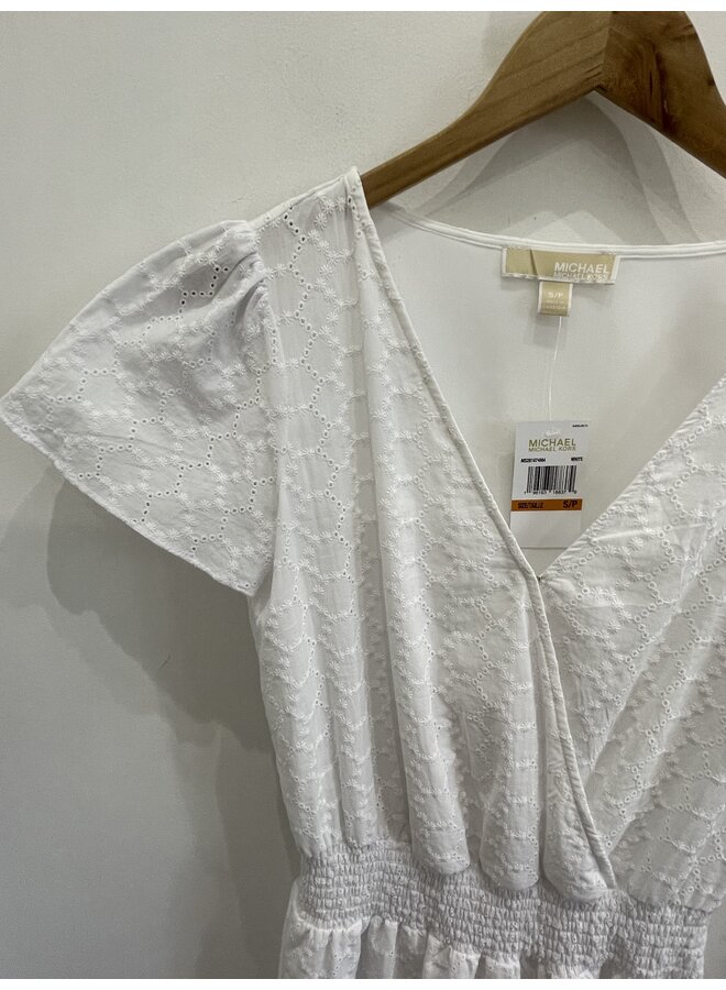 ROBE BRODERIE ANG. BLANCHE