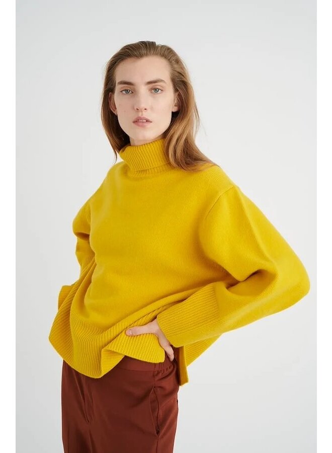 PULL JAXY LAINE JAUNE