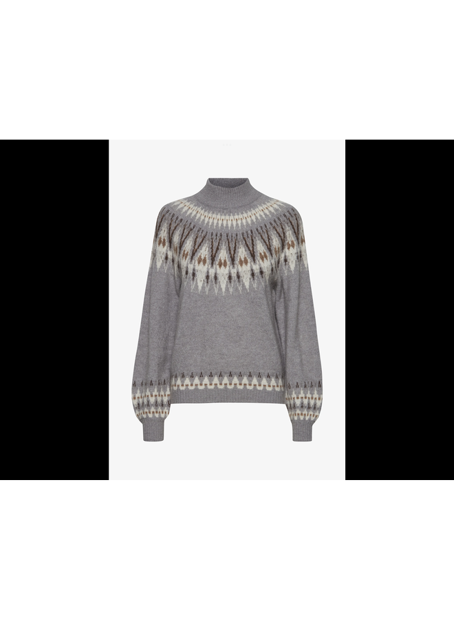 BROWN.GREY OLIKA SWEATER