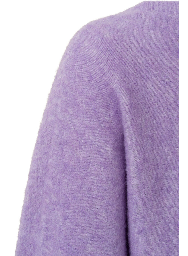 PULL COUTURE DEVANT LILAS