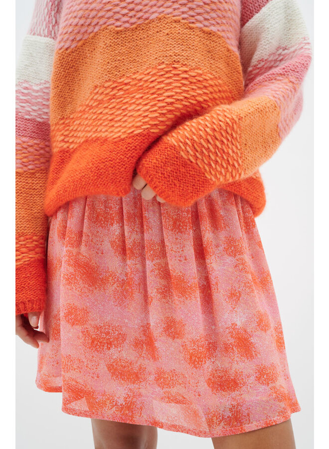 DAVILA PINK/ORANGE SKIRT