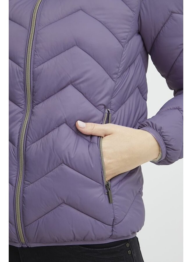 MANTEAU PUFF LILAS