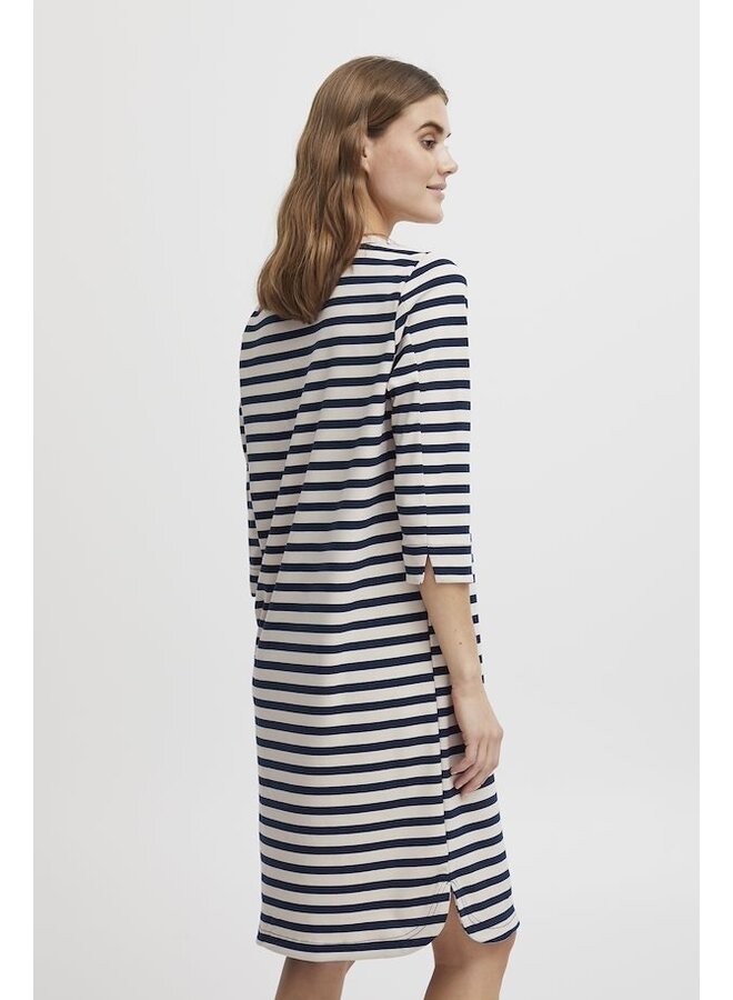 ROBE VARS RAYÉE MARINE