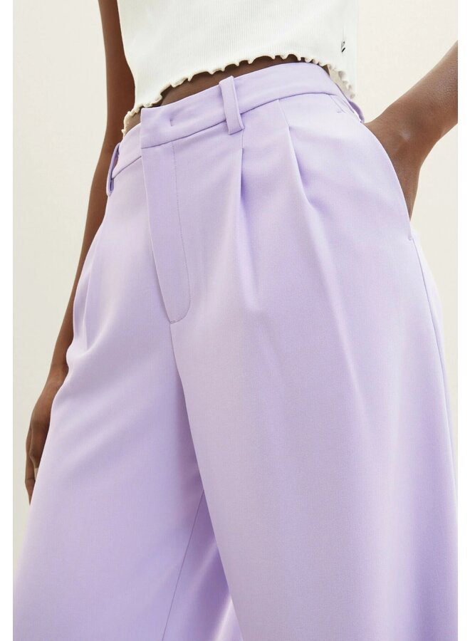 WIDE LEG LILAC TROUSERS