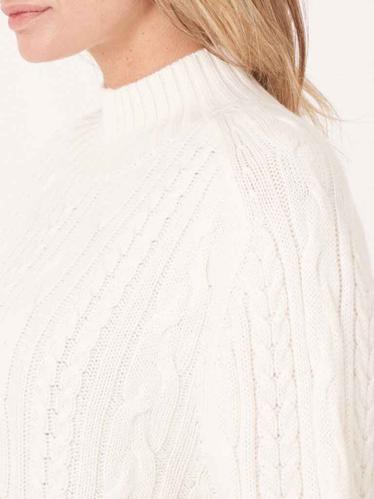 REPEAT CREAM CABLE KNIT