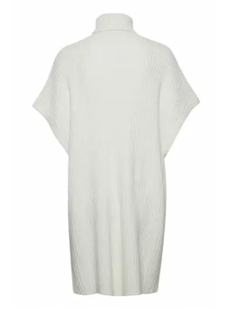 BYOUNG MANNY WHITE LONG PONCHO