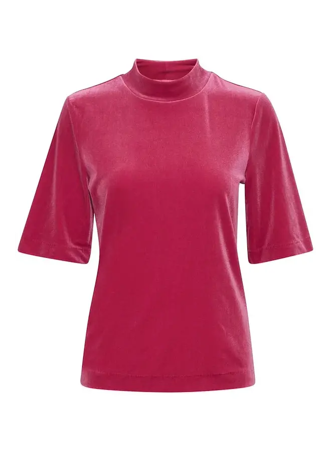 PERLINA PINK VELVET TOP