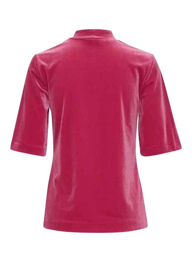 PERLINA PINK VELVET TOP