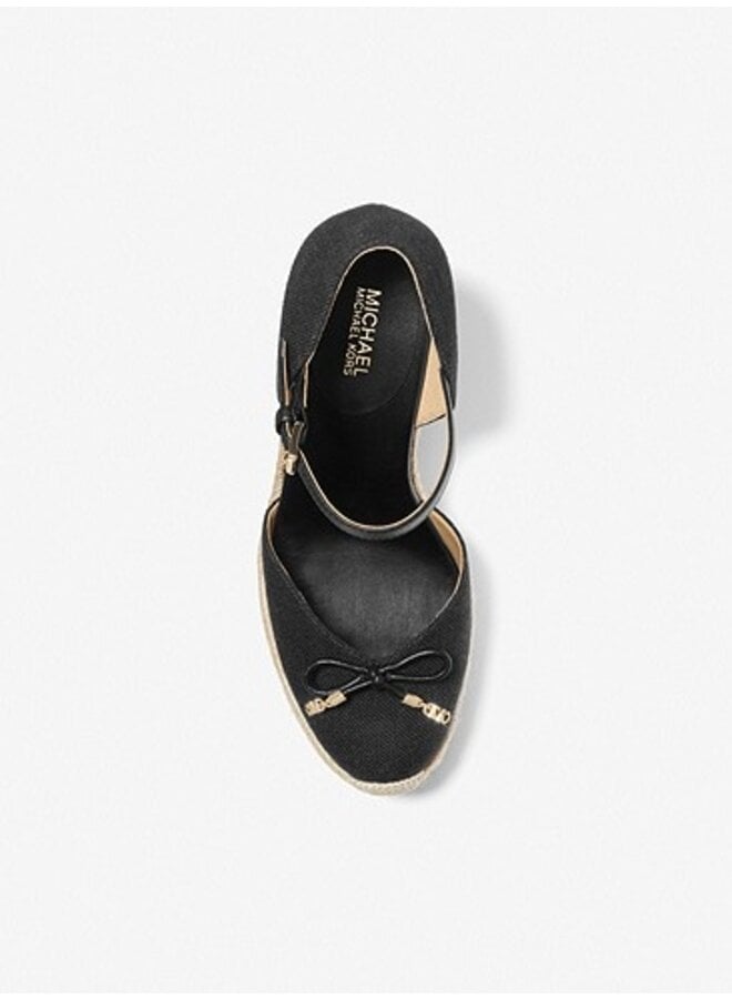 SANDALE WEDGE NORI NOIRE