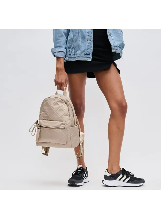 NUDE QUILTED BACKPACK