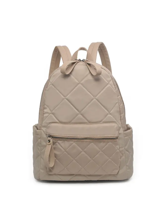 NUDE QUILTED BACKPACK