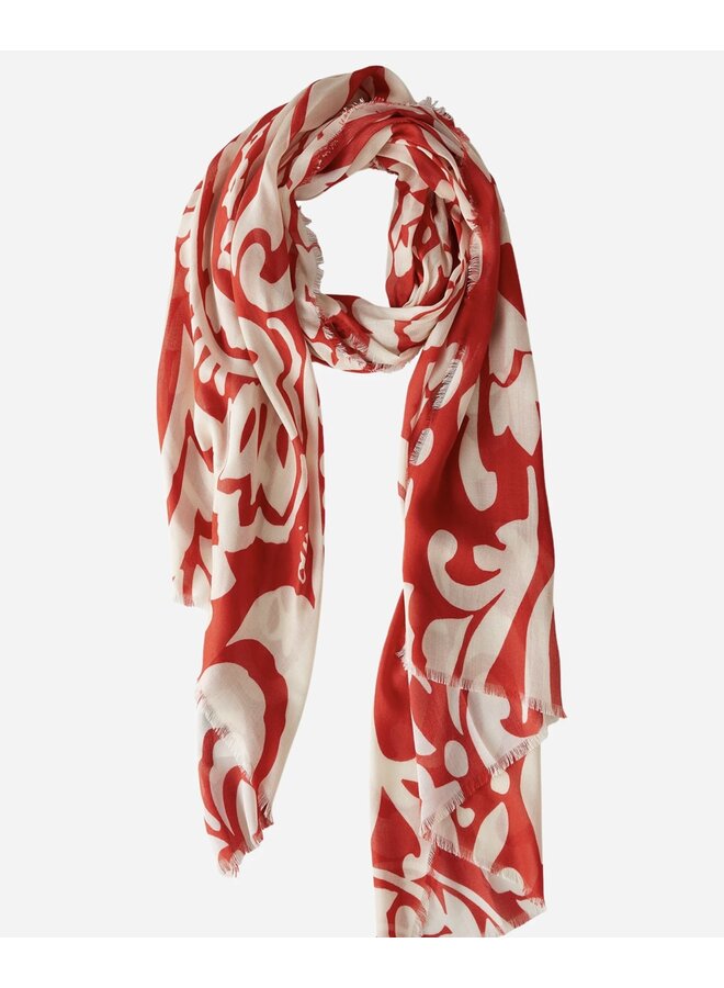 "CIAO AMORE" RED SCARF