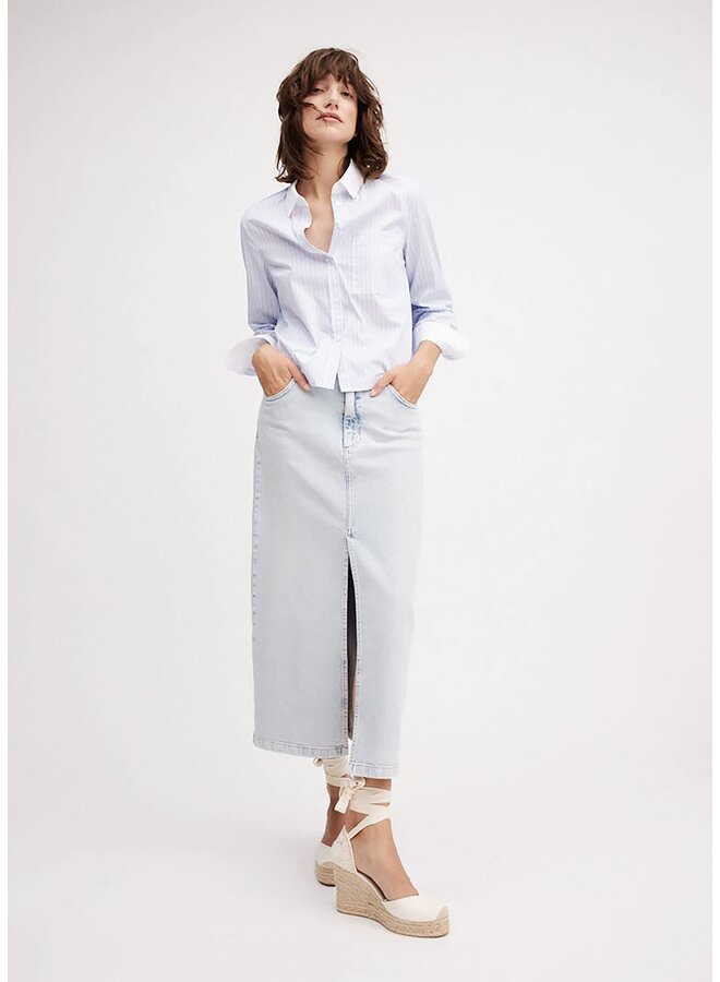 MAXI DENIM SKIRT