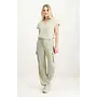 LIGHT AGATE GREY CARGO PANTS
