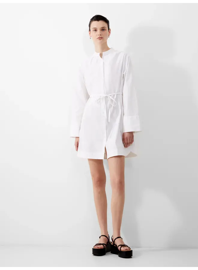 ROBE ALISSA COTON BLANC