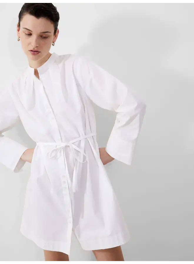 ROBE ALISSA COTON BLANC