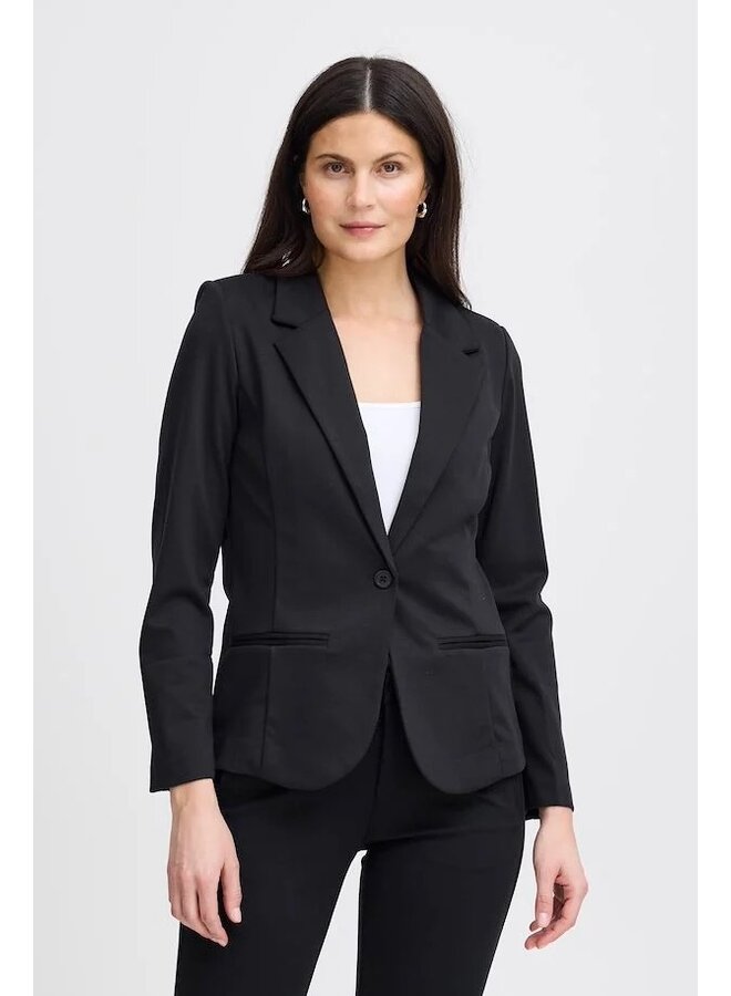 VESTON AJUSTÉ NOIR