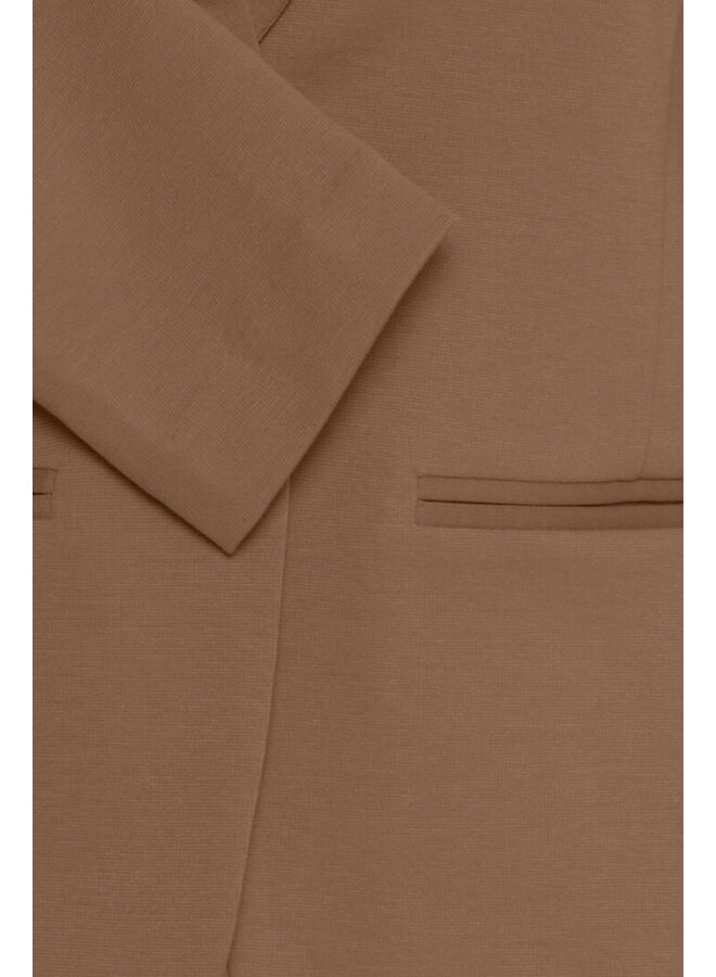 VESTON AJUSTÉ BRUN