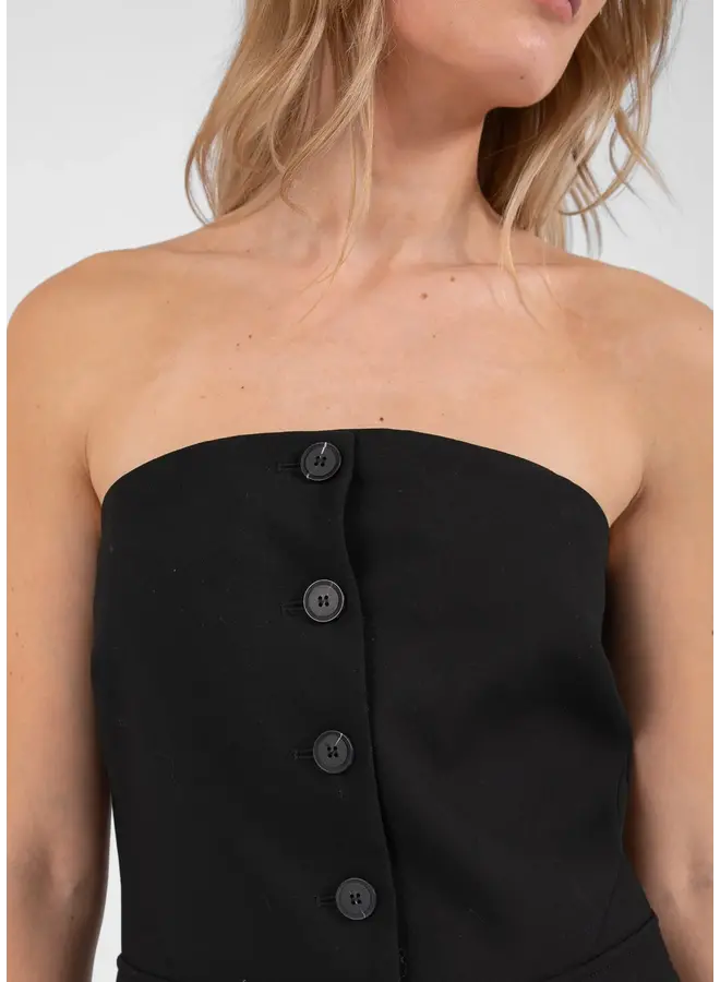 TOP BUSTIER NOIR