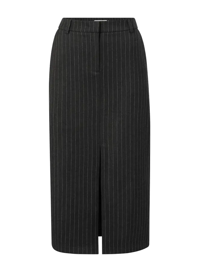 JUPE LONGUE RAY. GRIS