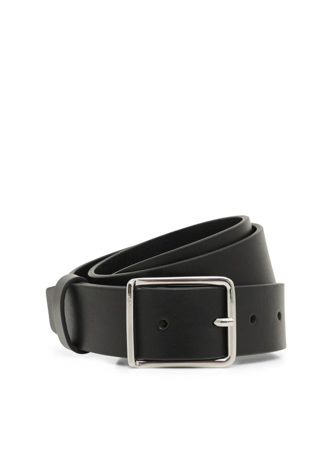 CEINTURE CUIR LISCA NOIRE