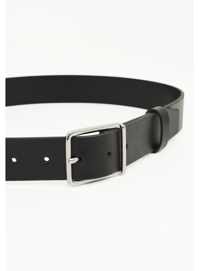 CEINTURE CUIR LISCA NOIRE