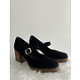 SOULIER MARY JANE SUÈDE NOIR