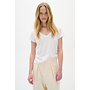 T-SHIRT RENA COL V BLANC