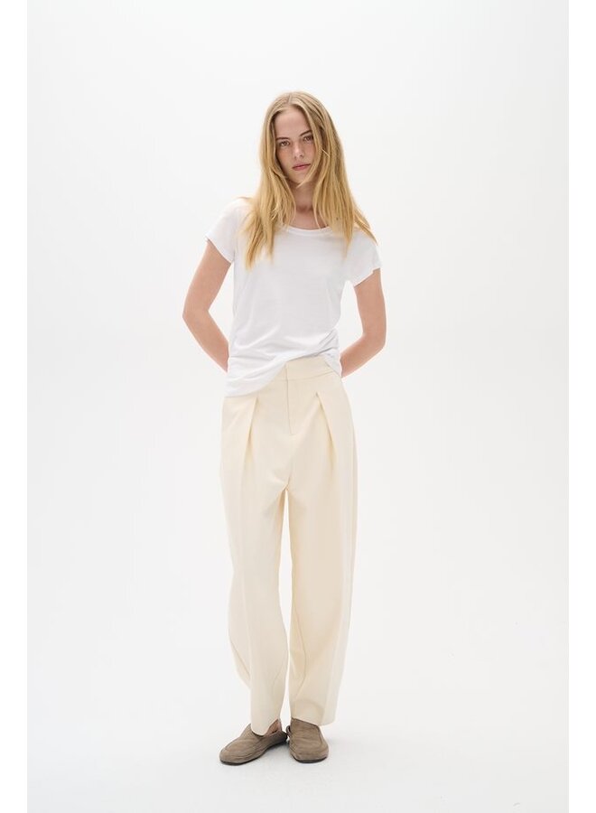 T-SHIRT RENA COL ROND BLANC