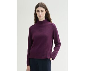 PULL COL HAUT BERRY Cajodi