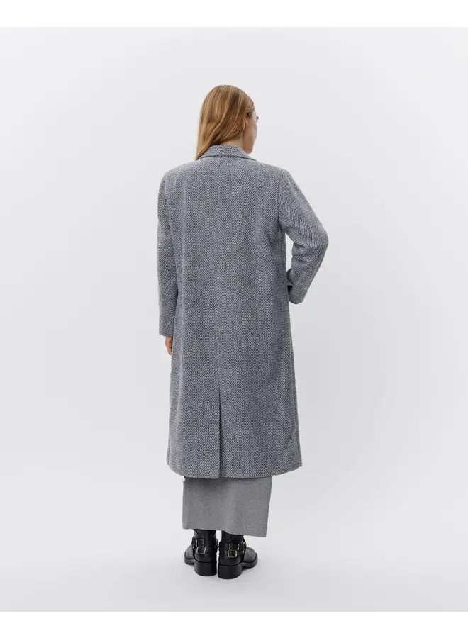 MANTEAU DE LAINE GRIS