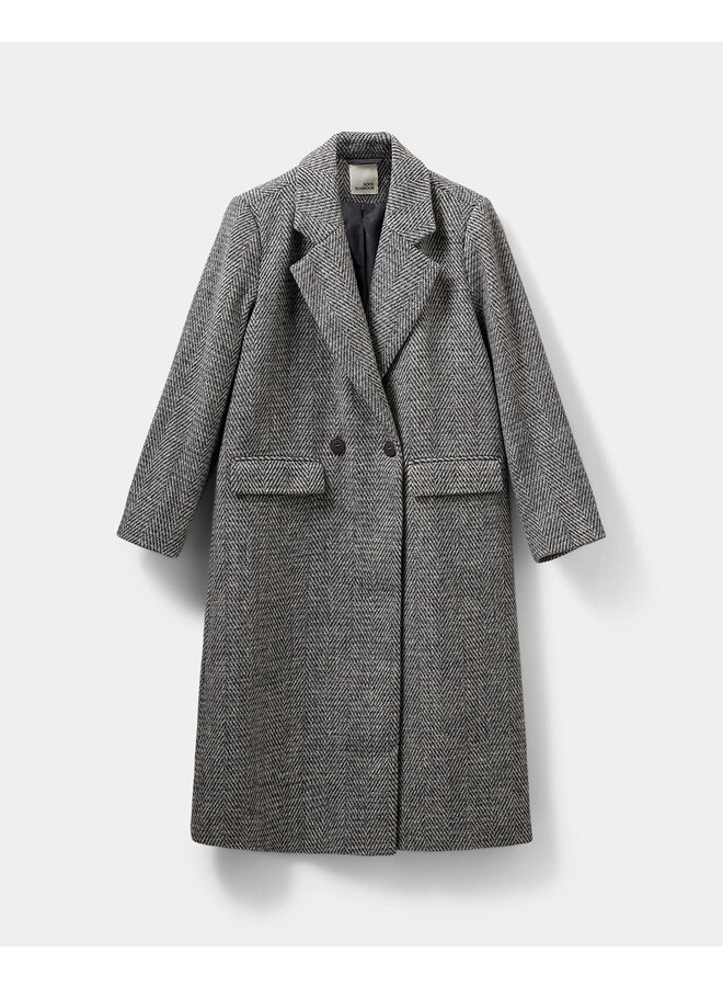 MANTEAU DE LAINE GRIS