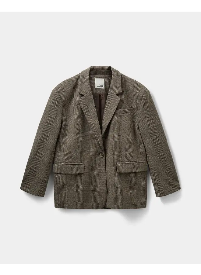 VESTON OVERSIZE BRUN