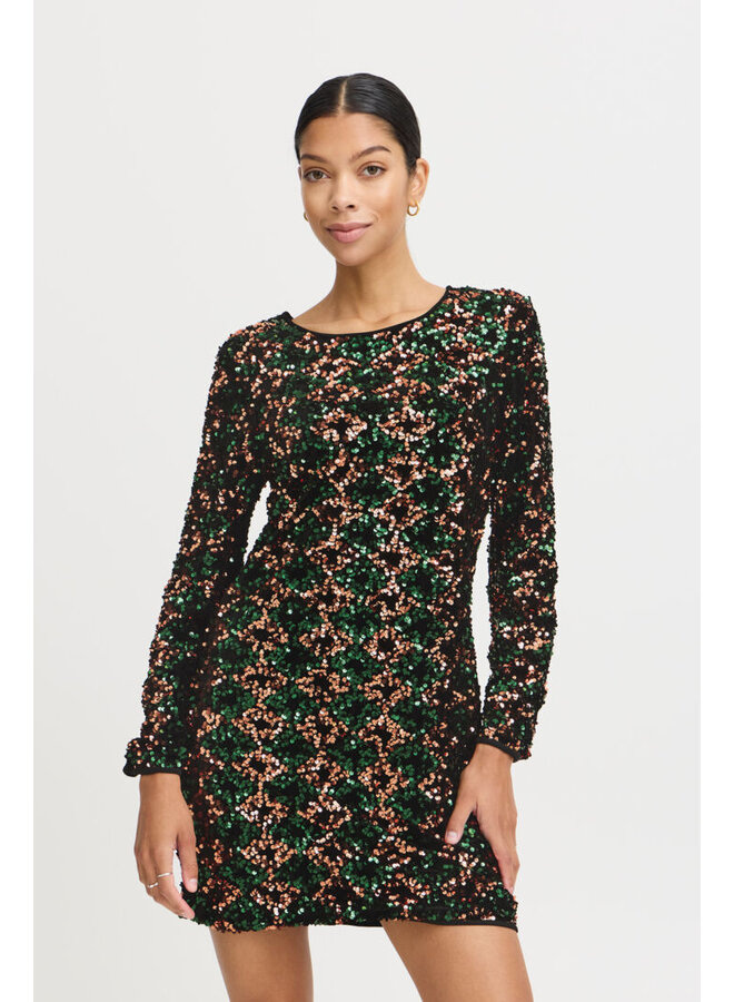 ROBE SAMIO PAILLETTES MULTI