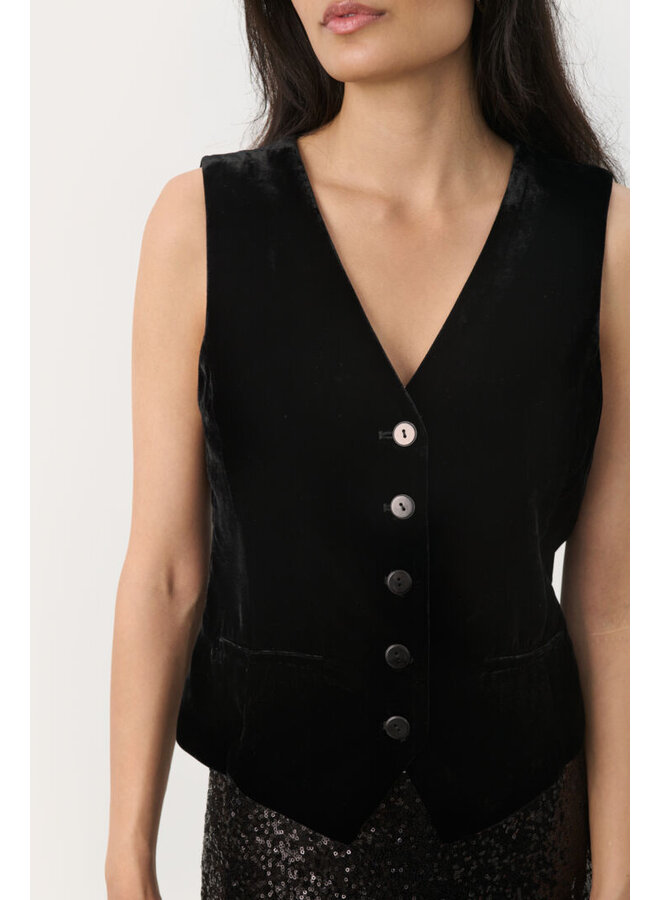 VESTE S. MCH VELOURS MALENE NOIRE